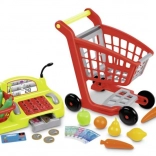 Chariot de courses avec accessoires et caisse pour enfants