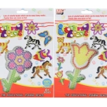 Perles à repasser avec gabarit fleur