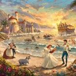 Puzzle Disney : La Petite Sirène - Célébration de l'amour 1000 pièces