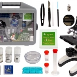 Valise scientifique pour enfants avec microscope 300x 600x 1200x