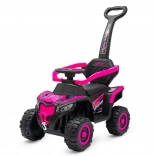 Draisienne électrique pour enfants avec tige de guidage rose BABY MIX Ruggy