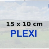 Cadre Euroclip 15 × 10 cm en plexiglas