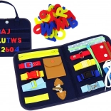 Planche sensorielle pour enfants