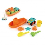 Set de plage voiture et bateau 33 cm