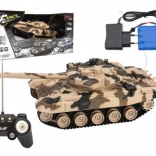 Tank télécommandé avec pack rechargeable et effets sonores