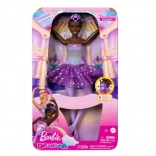 barbie dreamtopia ballerine aux petites lumières magiques – brune
