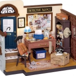 Rolife maison miniature DIY : Bureau de détective de Mose avec éclairage LED