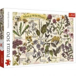 Puzzle 500 pièces Livre des herbes