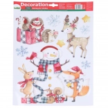 Décoration de fenêtre de Noël 41 × 29 cm