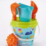 Seau à sable avec arrosoir et accessoires 17 cm