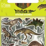 Autocollants dinosaures – stickers décoratifs réutilisables