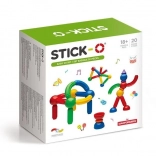 Jeu de construction magnétique Stick-O Basic 30 pièces