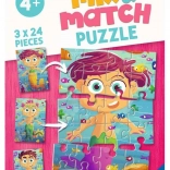 Ravensburger puzzle mix&match : sirènes et monstres marins