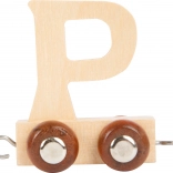 Wagon en bois alphabet lettre P – small foot
