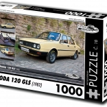 Puzzle RETRO-AUTA Škoda 120 GLS 1000 pièces
