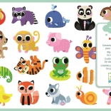 Autocollants pour les tout-petits - Animaux ludiques