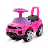 Draisienne pour enfants Baby Mix Prime SUV rose avec siège en similicuir