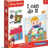Clementoni Young Learner : Je peux le faire – puzzle pour enfants 6×4 pièces