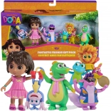 Dora l’exploratrice – coffret cadeau Fantastic Friends, 5 figurines