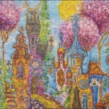 HEYE Puzzle Arbres roses 1000 pièces