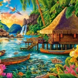 Puzzle 1000 pièces Île tropicale