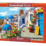 Puzzle 2000 pièces – Printemps à Santorin
