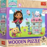 Puzzle en bois Joyeux Gabby et amis 24 pièces