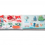 livre didactique en tissu avec le renard Alice – bonjour