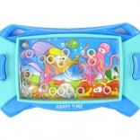 Jeu aquatique d'adresse animaux marins console bleue