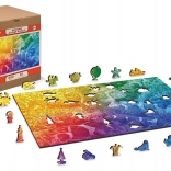 WOODEN CITY puzzle en bois Poissons tropicaux 2-en-1, 100 pièces (éco)