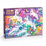 Puzzle Licornes Magiques 100 pièces