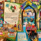 Puzzle La vie comme un livre ouvert : Venise 4000 pièces BLUEBIRD