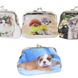 Portefeuille avec animaux en similicuir