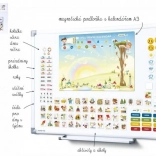 Calendrier magnétique pour enfants - Maternelle avec 114 aimants
