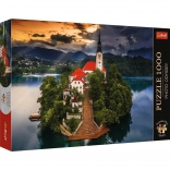 Puzzle TREFL Premium Plus Photo Odyssey – Lac de Bled, 1000 pièces