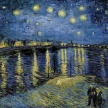 Puzzle série musée : Nuit étoilée II 1000 pièces