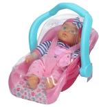 Bébé dans un siège à bascule portable 28 cm