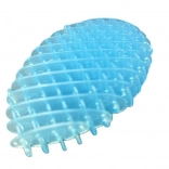 Jouet fidget antistress bleu transparent 5 cm