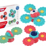 Ensemble de spinners pour enfants à ventouse WOOPIE – 3 pcs