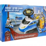 Petit train interactif à chevaucher de police pour enfants 3+