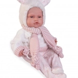 Poupée réaliste Antonio Juan - corps souple, sons, 50 cm