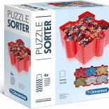 Clementoni trieur pour puzzle – ensemble de 6 compartiments