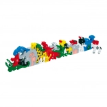 Puzzle en bois animaux avec lettres et chiffres