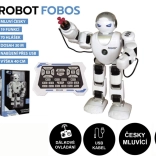 Robot interactif FOBOS 40 cm, parle tchèque, avec télécommande et recharge USB