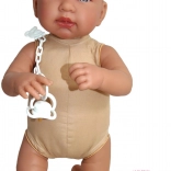 Poupée bébé réaliste avec sons et corps doux 44 cm