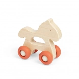 Bigjigs Toys Animal en bois à roulettes