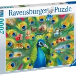 Puzzle 2000 pièces paysage de paon RAVENSBURGER