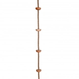 Corde d’escalade avec échelons en bois