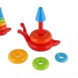 Pyramide empilable colorée pour enfants