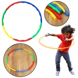 Hula hoop pliable et coloré avec picots de massage, 8 pièces